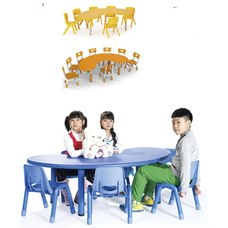 wholesale folding nursery school desk and chair kindergarten classroom furniture decoration