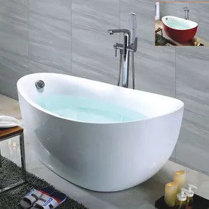 Современная элегантная автономная акриловая ванна для ванной комнаты