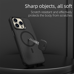 Hai trong một mềm cứng Kết hợp bảo vệ với vòng hút từ trường hợp điện thoại chống sốc cho iphone15 15 cộng với 15Pro 15Promax - Product Image 3