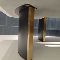 Meubles de luxe modernes de haute qualité en gros, table basse en marbre naturel pour hôtel, salon