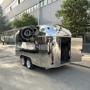 Camión de comida de cocina Burger Coffee Bar Remolque de comida en restaurante 110V/220V/380V - Product Image 2