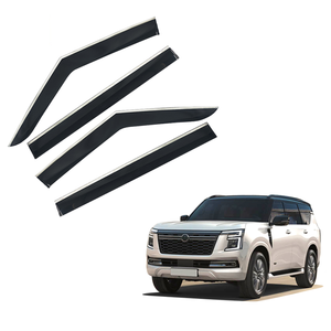 แผ่นบังแดดกันฝนสำหรับหน้าต่างรถยนต์นิสสันพาโทรล  ขอบโครเมียม  ติดตั้งง่าย  อุปกรณ์ตกแต่งรถยนต์ - Product Image 1