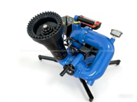 Monitor Air Pemadam Kebakaran Jarak Jauh 85m dengan Kontrol Remote 80L/S Desain Modular 3-Inlet Fleksibel untuk Penyelamatan Kebakaran Industri