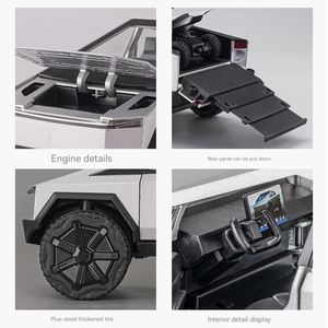 <span class=keywords><strong>1</strong></span>:<span class=keywords><strong>24</strong></span>จำลองการหล่อแบบหล่อขึ้นรูปใหม่รถแนวคิดกระบะไซเบอร์รถบรรทุกรถกระบะของเล่นเป็นของขวัญของตกแต่งรถโมเดลรถหล่อขึ้นรูปโลหะสำหรับเด็ก - Product Image 5
