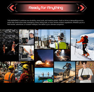 Tablette robuste CUBOT TAB KINGKONG S, PC tablette Android 15, 6+256 Go, 10,1 pouces, 15300 mAh, lampe de camping LED, appareil photo principal 48 MP - Product Image 6