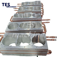 Plaque froide liquide en aluminium et cuivre sur mesure avec dissipateur thermique à eau pour module thermoélectrique Peltier