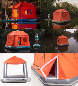 Foerstine nuova tenda gonfiabile per acqua in PVC barca galleggiante tenda per acqua secca tenda da spiaggia campeggio all'aperto pesca campeggio <span class=keywords><strong>mare</strong></span> campeggio - Product Image 4