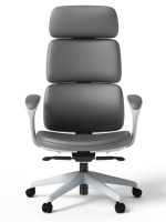 Chaise de bureau de direction en cuir - Design moderne, caractéristiques ergonomiques, 3 vérins pneumatiques, inclinaison à quatre vitesses avec verrouillage