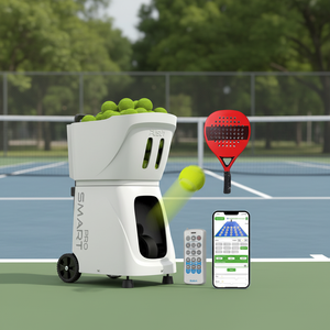 Popüler PT-SMART PRO PUSUN 115 Top Tenis Topu Makinesi Atıcı Ekipmanı, APP Uzaktan Kumanda ile Antrenman Pratiği için - Product Image 1