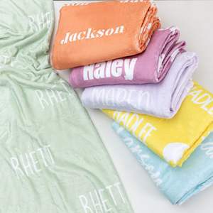 Manta de Franela Personalizada de Fábrica Mia con Pedido Mínimo e Impresión Personalizada - Product Image 5