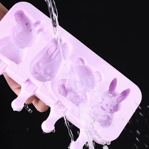 Molde para Helados TangChu, Molde para Hacer Helados Caseros para Niños, de Grado Alimenticio, con Diseño de Animales de Dibujos Animados - Product Image 3