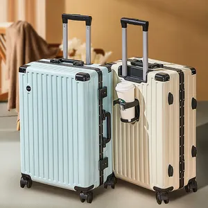 Best Verkopende Trolley Unisex Dockers Valise De Voyage 3 Stuks Wielen Grote Koffers Dragen Op Aluminium Bagage