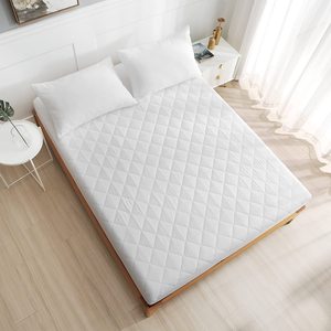 Su geçirmez yatak koruyucu nefes elmas desen kapitone gömme yatak örtüsü ile derin cep - Product Image 2