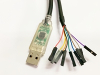FTDI Cable adaptador serie USB a UART de alta velocidad con LED electrónicos integrados 5V 1,8 m 6FT