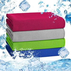 Super Face 100x30CM Serviette de refroidissement en microfibre Matériau de refroidissement instantané Serviette d'impression de refroidissement - Product Image 1