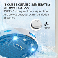 Aspirateur robot électrique intelligent OEM avec filtre HEPA, moteur sans balais, contrôlé par application, pour usage hôtelier et domestique, nettoyage automatique humide/sec
