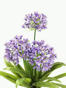 Amazon sıcak satmak kuzey ab yeşillik bitkiler manzara ürünleri simülasyon nersus 33 yaprakları ve 3 çiçek ve 90 cm - Product Image 3