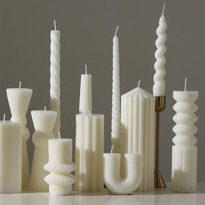 Molde para Velas de Pilar Early Riser, Diseño Único en Espiral de Gota de Lluvia, Moldes de Silicona, Moldes de Plástico para Hacer Velas y Manualidades - Product Image 3