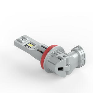 H4 H7 Ampoules de brouillard de phare LED 27W 2750LM 6500K <span class=keywords><strong>Focus</strong></span> d'éclairage avec tube en cuivre et ventilateur Phare à dissipation thermique pour rénovation - Product Image 2