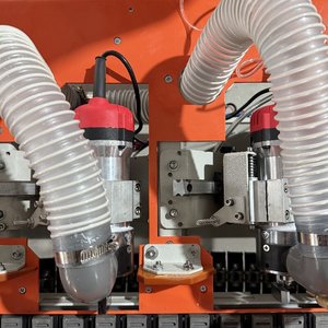 Bordatrice e Sigillatrice Elettrica Automatica con Rifinitura Angoli per Produzione Lavorazione Legno MDF 220V - Product Image 2