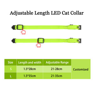 <span class=keywords><strong>Collar</strong></span> reflectante para perros y gatos, Reflector Led Con 3 modos intermitentes, con luces Led, novedad - Product Image 6