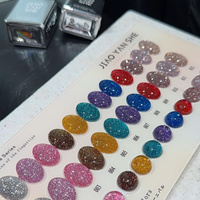Meilleures ventes JIAOYANSHE, ensemble de vernis à ongles effet diamant 12 couleurs, 15 ml, pour manucure en salon et nail art professionnel