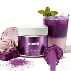Polvo de Ñame Morado Orgánico en <span class=keywords><strong>Lata</strong></span> Personalizada de 30g 50g 80g 100g, Polvo de Ube - Product Image 4
