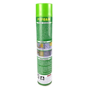 Scellant en <span class=keywords><strong>mousse</strong></span> de polyuréthane imperméable pour les interstices des fenêtres et des portes, avec une isolation phonique et thermique supérieure - Product Image 6