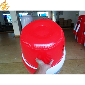Hoạt động ngoài trời Tùy Chỉnh PVC cup đi Bộ uống phim hoạt hình <span class=keywords><strong>Inflatable</strong></span> quảng cáo chai màu đỏ mô hình - Product Image 4