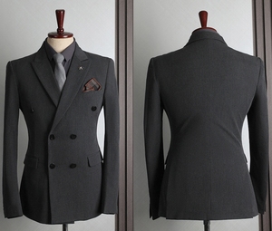 Trajes de marca personalizados <span class=keywords><strong>para</strong></span> <span class=keywords><strong>hombre</strong></span>, 3 piezas, fábrica de alta calidad, OEM, trajes de boda <span class=keywords><strong>para</strong></span> <span class=keywords><strong>hombre</strong></span>, trajes de moda con botones de dos filas <span class=keywords><strong>para</strong></span> <span class=keywords><strong>hombre</strong></span> - Product Image 6
