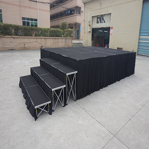 Escenario de banda de <span class=keywords><strong>DJ</strong></span> plegable portátil con paso de escenario - Product Image 4