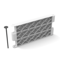 Bac de Jardin Surélevé Moderne pour Extérieur, Écologique, Durable, Léger, en Plastique PP, pour Légumes de Ferme, Jardinières Extérieures sur Pied