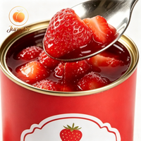 Suikerarme ingeblikte aardbeien in lichte siroop, hele vruchten, voor retailers, importeurs en private label groothandels.