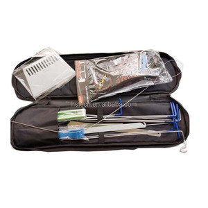 طقم فتح أقفال السيارات الاحترافي من كلوم، 18 قطعة، مع أداة التقاط طويلة المدى لفتح أبواب السيارات، وقطعة واحدة من مضخة كبيرة لفتح الأقفال - Product Image 1