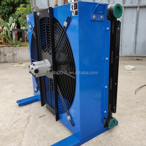 Radiateur hydraulique refroidi par air 12V en aluminium avec débit de 20L/min, ventilateur DC pour le refroidissement des mini-excavatrices et des équipements compacts - Product Image 3