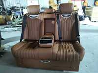 Nuevo Modelo 2024, Sofá Cama Multifuncional con Pantalla Táctil Inteligente, Cajón, Personalizable, Asiento de Coche de Cuero de Aviación