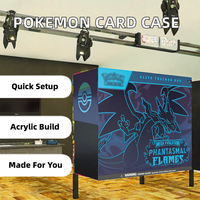 Étuis de protection en acrylique pour PKMN ETB BOOSTER BOOSTER BUNDLE, couvercle magnétique 5mm N52, haute transparence, emballage individuel, UVR