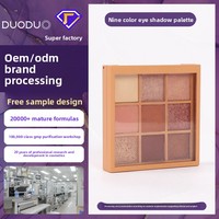Palette de fards à paupières carrée 8 couleurs scintillante, pailletée, haute brillance, nacrée, mate, tons terreux, pour usine cosmétique OEM/ODM