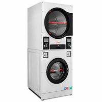 Lavadora-Secadora Automática que Funciona con Monedas, Máquina de Lavandería Industrial para Lavandería