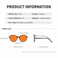Lunettes anti-lumière bleue personnalisées avec logo TR90, légères, fabriquées en usine, vente en gros Sunray, pour ordinateur