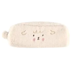 2023 Hot sale good price Bunny stuffed plush furry rabbit pencil case for girl