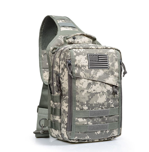 Bolsas de pecho tipo bandolera de camuflaje personalizadas HBS01 de tamaño pequeño para herramientas tácticas y equipo pequeño. - Product Image 2