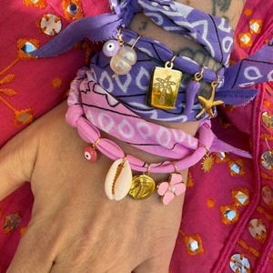 HaoMi, collar chapado en oro de estilo europeo americano, Serie de playa, colgante de concha de flor de <span class=keywords><strong>Vida</strong></span> Marina, cinta, collares colgantes de moda - Product Image 4