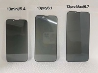 Protector de pantalla de vidrio templado de privacidad antiespía de alta calidad para iPhone 15 16 Pro 14 Pro Max vidrio templado móvil antiespionaje