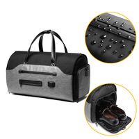 Sac de sport Oxford imperméable multifonctionnel pour homme, sac de voyage d'affaires, sac de week-end, sac à bandoulière pour les voyages courts, sac de costume