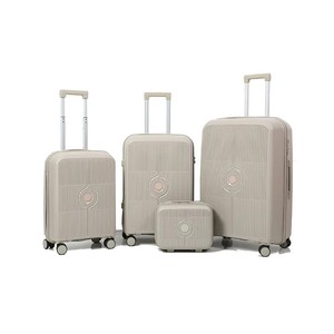Designer Unisex Luxury Spinner Luggage Set Customized PP Plastic <strong>Trolley</strong> Bags with 3 TSA Locks Luxury Travel Accessory - Product Image 5