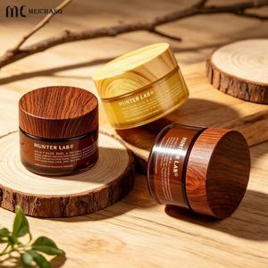 Tarro de Crema PETG de 100g 120g 150g 200g 250g con Tapa de Bambú Biodegradable para Envasado de Cremas Herbales Orgánicas para el Cuidado de la Piel - Product Image 6