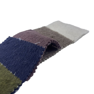 Wholesale Fabric Supplier Double Face Long Hair Multi Color Heavy Wool Alpaca Cashmere Woven Winter Fabric for Coats ZZH24019 - Product Image 3