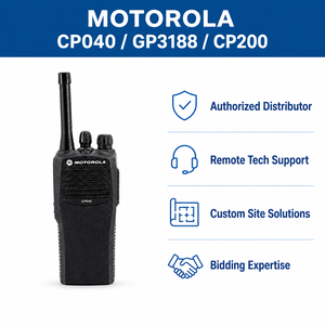 <span class=keywords><strong>Radio</strong></span> Bidireccional Portátil Motorola Walkie Talkie UHF VHF Profesional <span class=keywords><strong>de</strong></span> Largo Alcance 5w CP040 GP3188 CP200 - Product Image 1