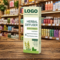 Stylo diffuseur d'huiles essentielles ultra-mince 2026 de qualité supérieure, à base d'ingrédients naturels, 500 utilisations, Maka Mullein Mélatonine, avec logo OEM, en boîte